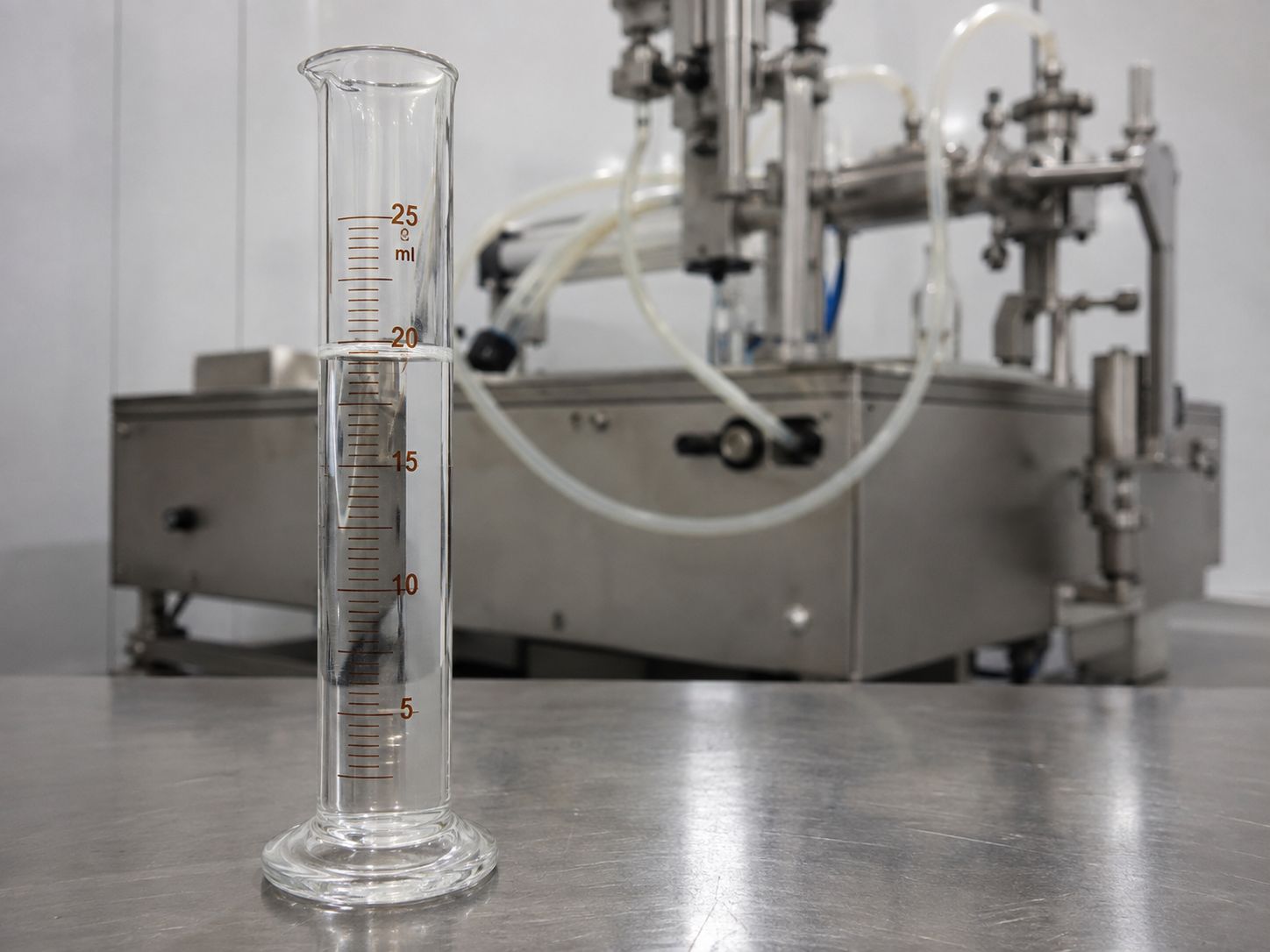 Perícia em máquina envasadora em Três Coroas - RS para verificação pericial de erro de envase e calibração metrológica.